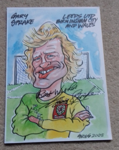 Signed gary sprake - signed,