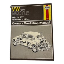 Haynes VW Beetle 1200 Workshop Manual 1954-1977 Vintage Car Guide