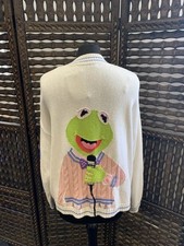 Rare Zara Kermit The Frog Disney Oversized Knit Cardigan - Size Small SOLD OUT