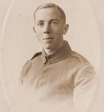 WW1 RPPC Photo British Soldier