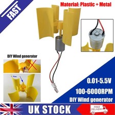 Vertical Wind Generator Electricity Small Motor Wind Energy Generator DIY-Kit