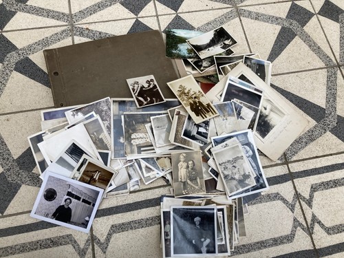 Old photograph album loose - photograph,