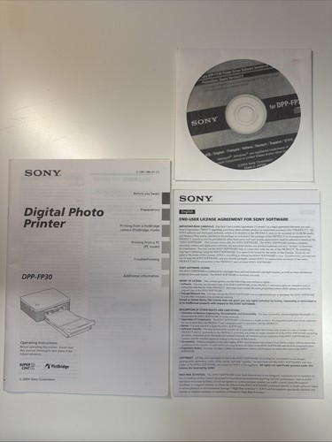 Sony dpp fp30 digital photo - dpp-fp30,