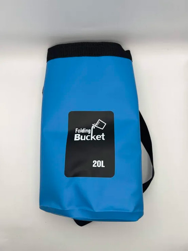 Litre blue folding bucket - blue,