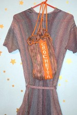 Vintage 1970s Crochet Dress -