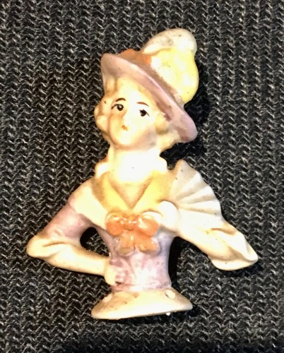 Antique porcelain half doll - antique,