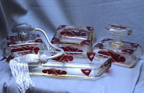 Art deco vanity dresser - art, set