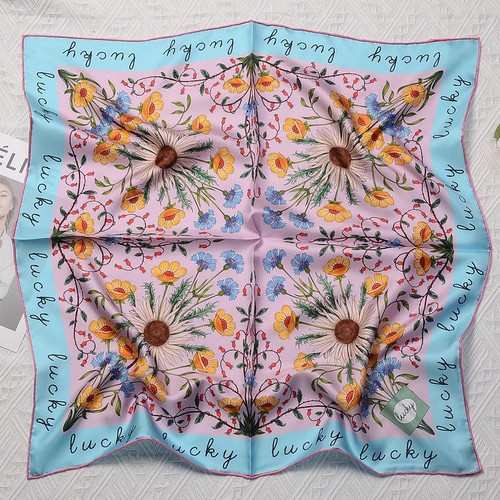 Mulberry silk scarf pink - scarf, in