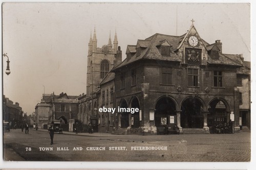 Photo postcard town hall and - postcard,
