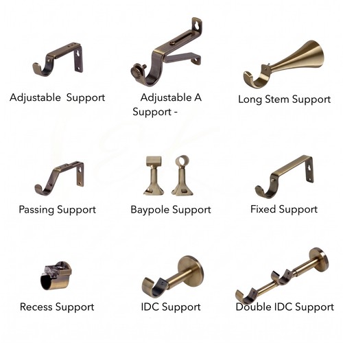 28mm curtain pole brackets - curtain,