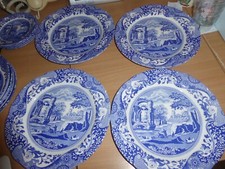 BNWT Spode Blue Italian 4 dinner plates  brand new