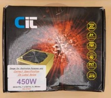 COLORSit 550U 450W 20/24 Pin , 1 SATA, 4 Molex, SK-07697 Desktop PSU - S64B