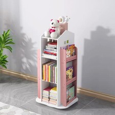 Swivel Wooden Kids Bookcase