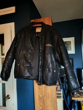 Vintage 90's, Early 00 Nickelson Leather Puffer Jacket Size Large