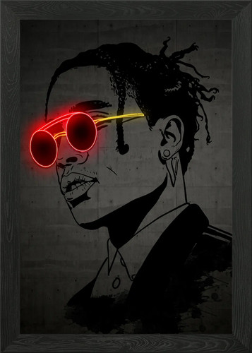 Asap rocky framed - framed, wall