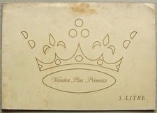 VANDEN PLAS PRINCESS 3 LITRE Mk II Car Sales Brochure c1962 #2217