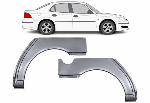 Saab 2002 2012 rear - rear, wheel