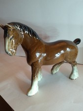 Vintage SYLVAC Shire Horse In
