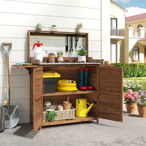 Outdoor potting bench - potting,