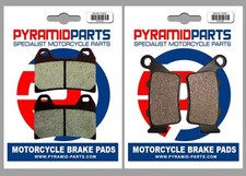 Front & Rear Brake Pads (2 Pairs) for KTM 640 Duke 2003-2006
