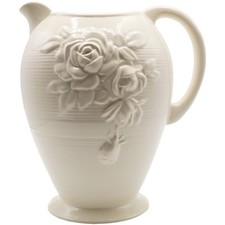 Royal Creamware Jug Flower