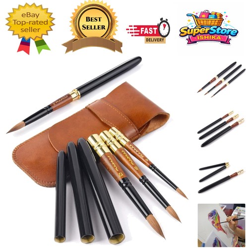 3pc kolinsky sable brushes - kolinsky,