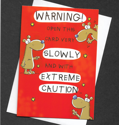 Humour birthday card - card, joke