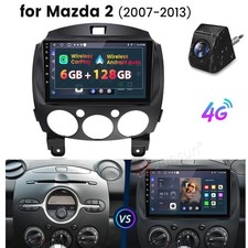 Cam+CarPlay Car Stereo Radio For Mazda 2 2007-2013 Android GPS 6+128GB WIFI 4G