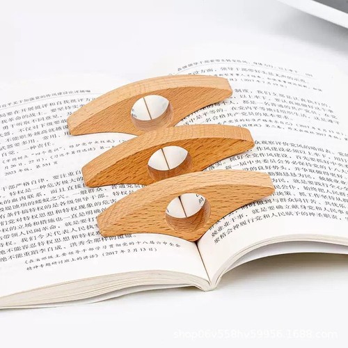Wooden thumb book page holder - thumb,