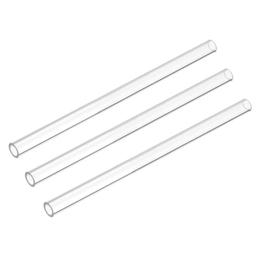 Clear rigid plastic - rigid, pipe
