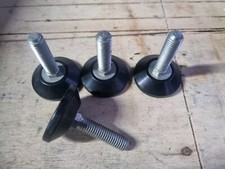 M12 Threaded Adjustable Feet 65mm Tall 45mm Foot X 4 