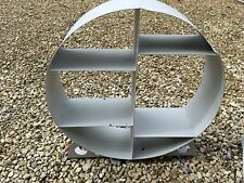 Multi Section Large Round Black Metal Wire Shelf Wall Mounted Floating Shelves