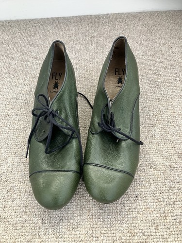 Fly london green - green, lace