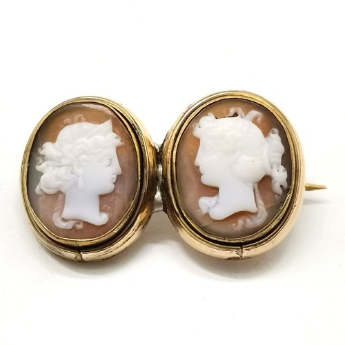 Antique victorian shell cameo - victorian,