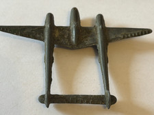 Vintage metal jet plane