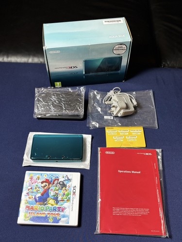 Nintendo 3ds aqua blue console - nintendo,