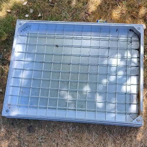 Recess aluminium manhole cover - recess,
