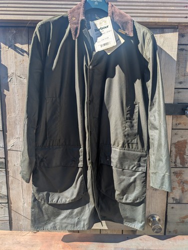 Barbour wax jacket with - , tags