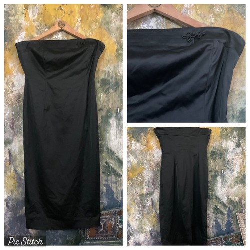 Womens dress black vintage - dress,