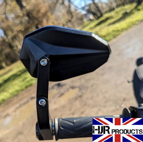 Cnc bar end mirrors - mirrors, honda