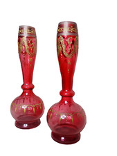 Cranberry Bohemian Glass