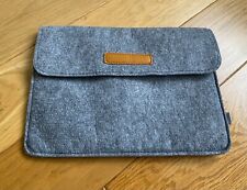 Inateck 12” Macbook Inch Laptop Sleeve Wool Case Felt Accessory Bag Light Grey