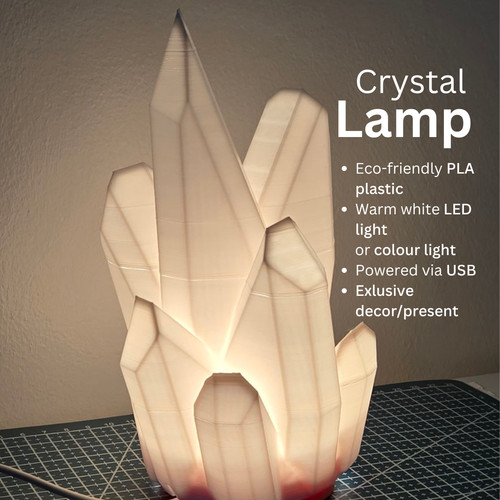 Lamp crystal usb powered - crystal, usb-powered