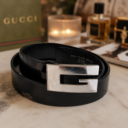Authentic vintage gucci black - authentic,