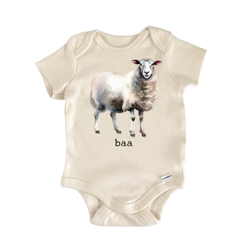 White sheep baa - sheep, newborn