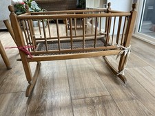Antique Dolls Rocking Cradle