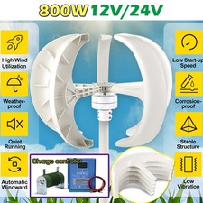 800W 12V/24V DIY Wind Turbine Generator Kit Windmill Inverter MPPT Controller UK