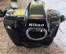Nikon F90X 35mm SLR Film Camera Body Only with MB-10 Battery Grip “Read Notes”