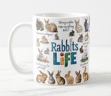 Rabbits Life - Fun Ceramic Mug