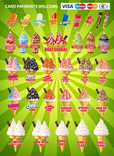 Soft serve ice - soft,
